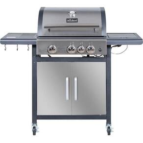Churrasqueira Americana Premium Inox A Gás Com 4 Queimadores