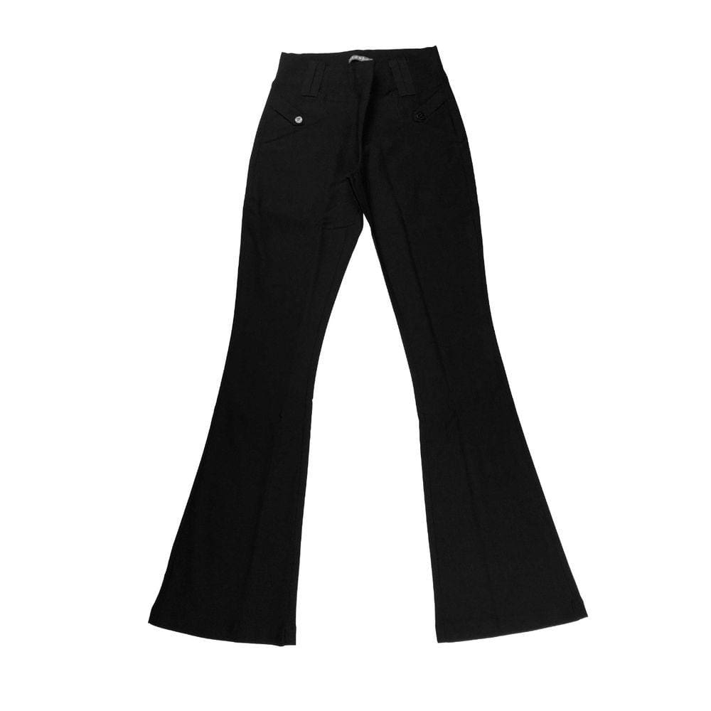 Calça Feminina Bengaline Flare Confortável Social PP ao G4 Plus Size