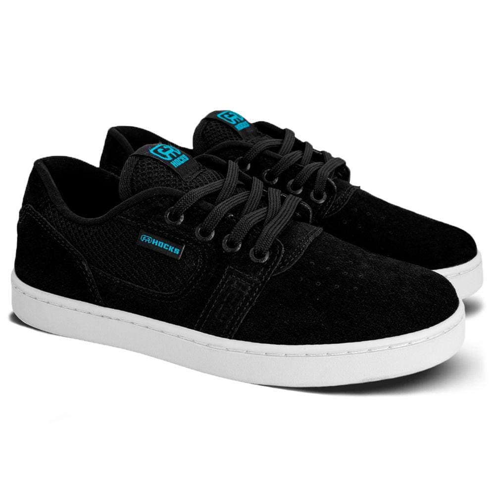 Tênis Hocks Skate De La Calle Preto Turquesa