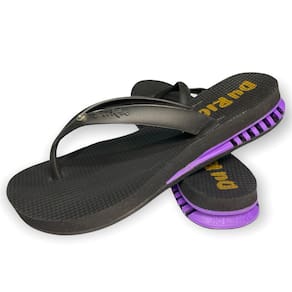 Chinelo Feminino Com Salto DuRio Air Para Esporão Fascite Plantar Ortopédico Vegano