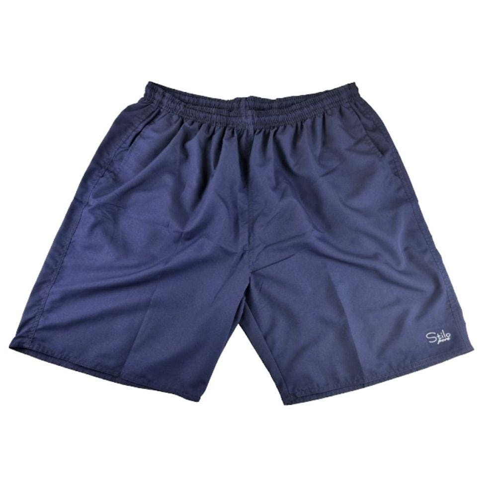 Short Masculino Tactel Curto Elástico Básico Plus Size