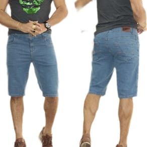 Bermuda Masc Jeans Com Muita Lycra Moda Verão 2022 Motorista