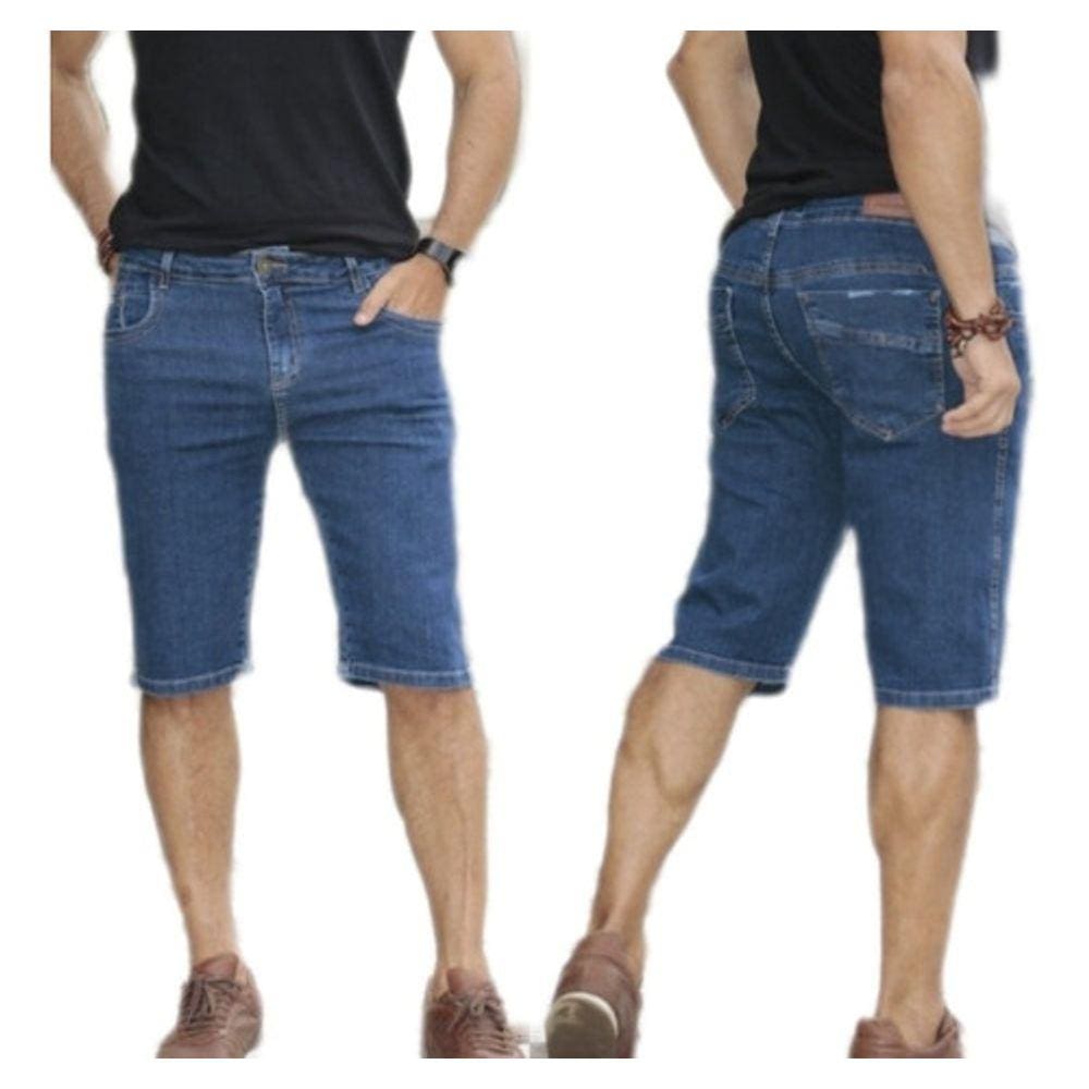 Bermuda Masc Jeans Muita Lycra