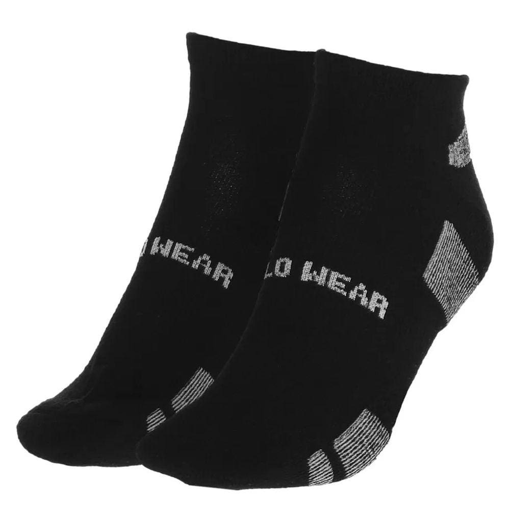 Kit Meia 3 Pares Unissex Casual Cano Curto Em Algodão Polo Wear 004pwmc