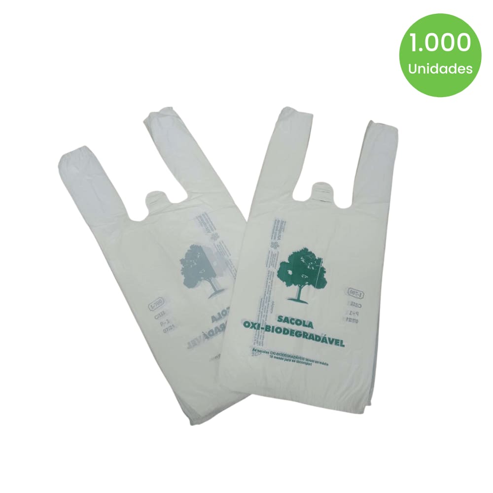 Sacola Oxi Biodegradável Impressa 38x50 Altaplast c/1.000