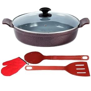 Frigideira Cereja Antiaderente Cerâmica Talher Luva 03 30cm