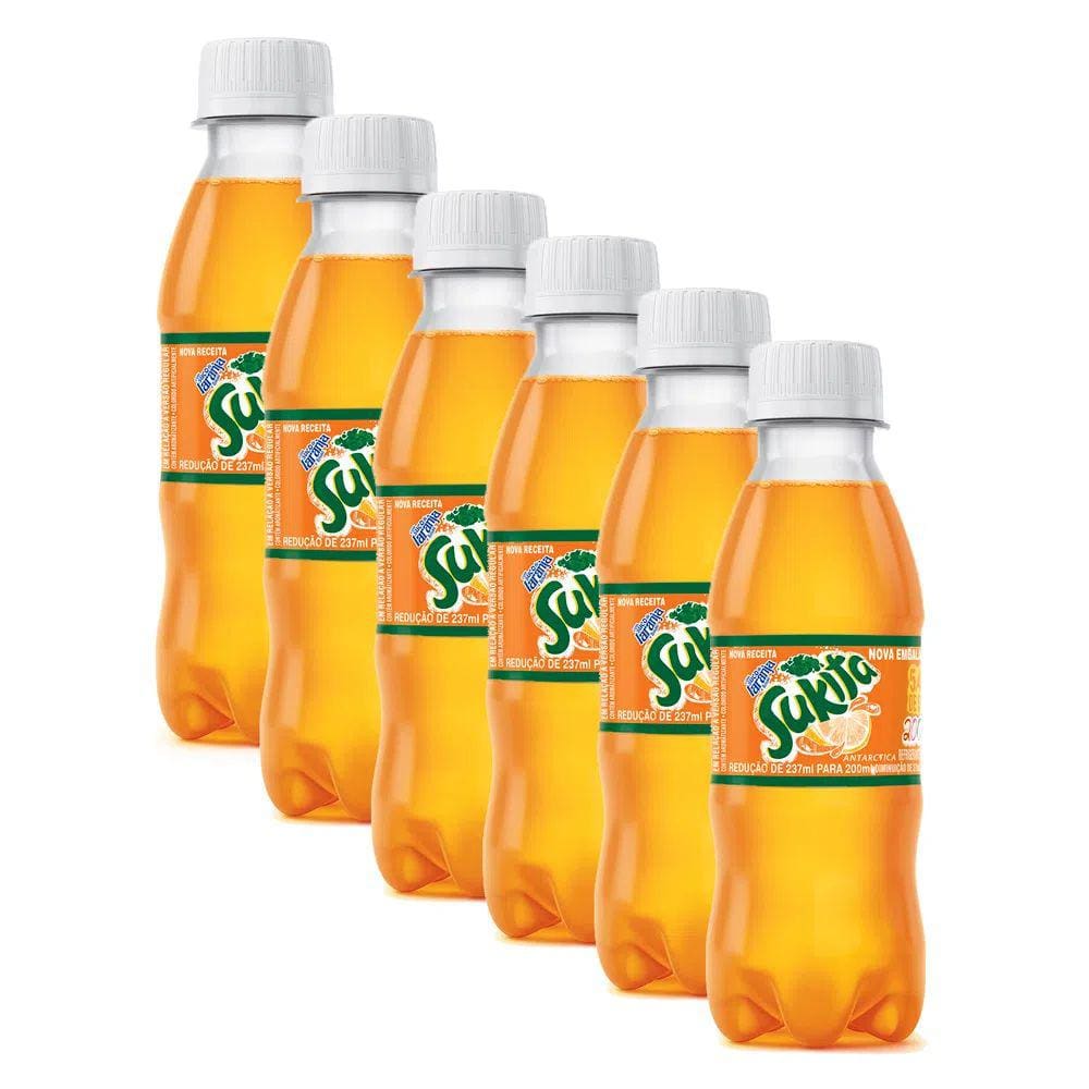 Kit 6 Refrigerante Sukita 200ml