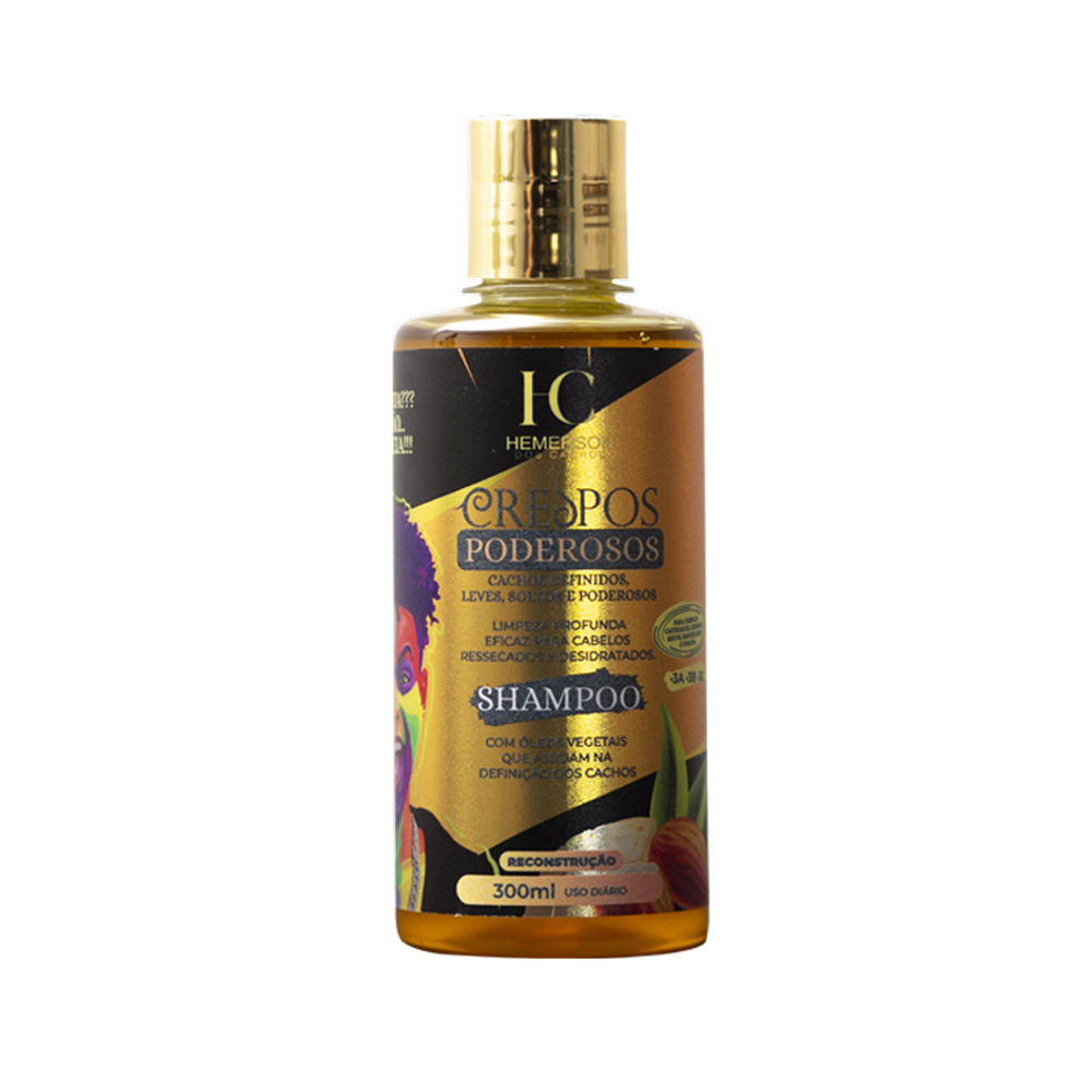 Shampoo Crespos Poderosos - Hemerson dos Cachos - 300ml