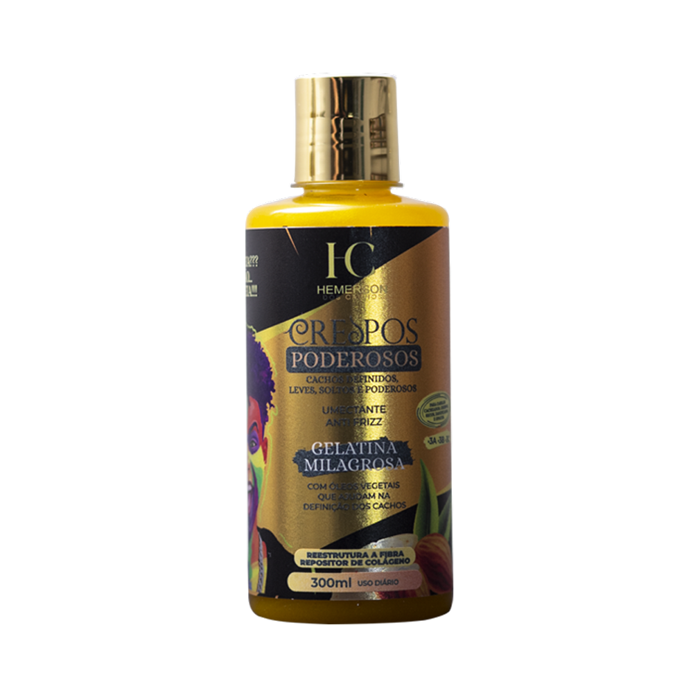 Gelatina Milagrosa Crespos Poderosos - Hemerson dos Cachos - 300ml