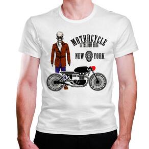 CAMISETA MASCULINA Motorcycle New York Moto