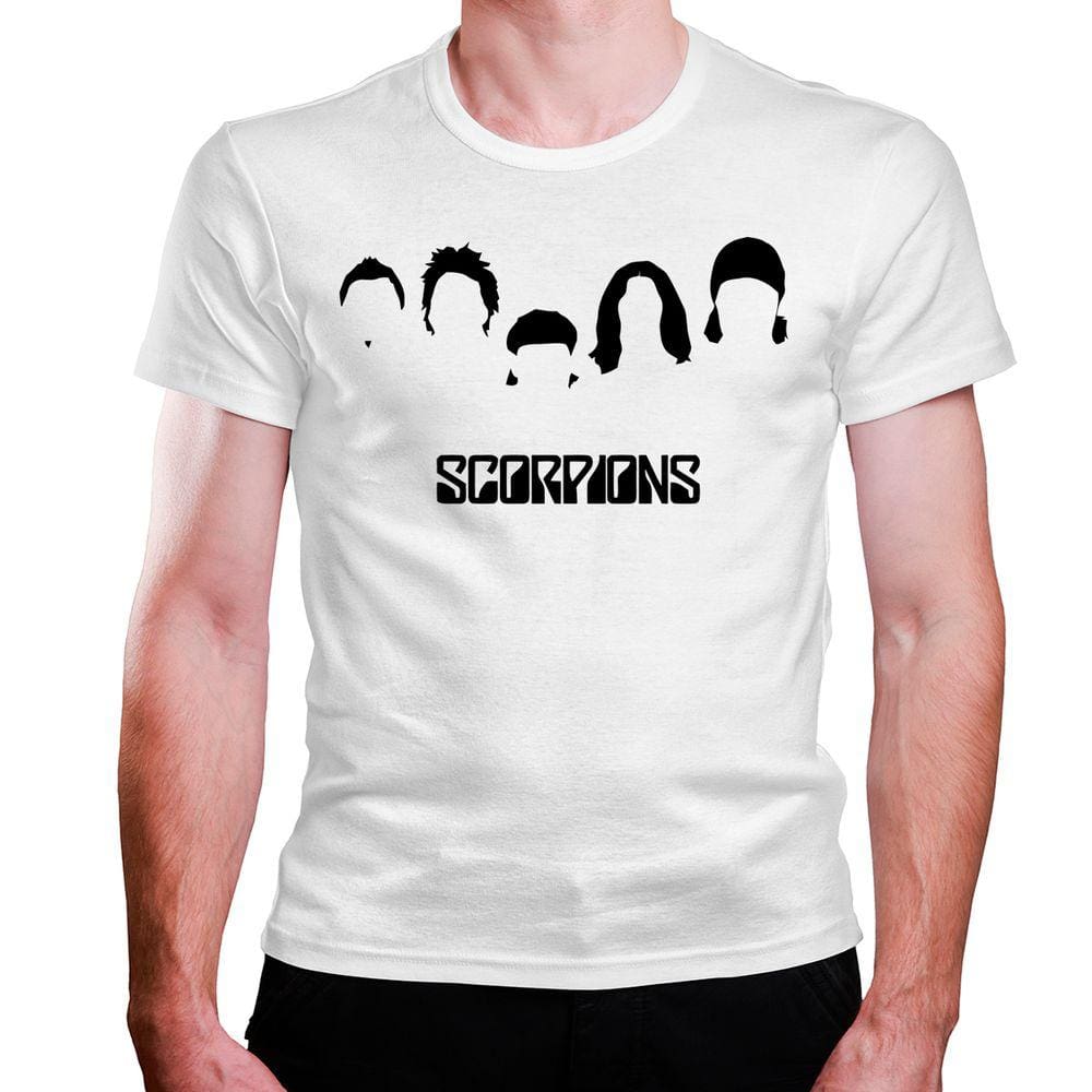 Camiseta Masculina Scorpions Minimalista