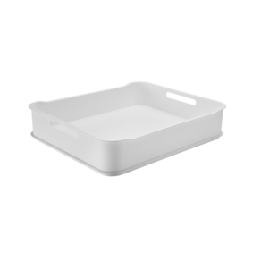 Cesta Organizadora Maxi Coza Fit 38 x 31,6 x 8 cm Branco