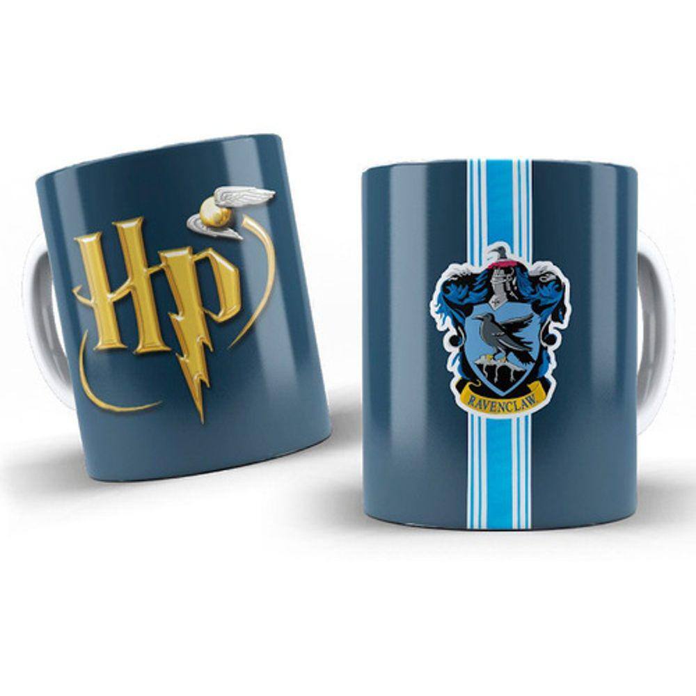 Caneca Harry Potter Casas De Hogwarts Ravenclaw Corvinal