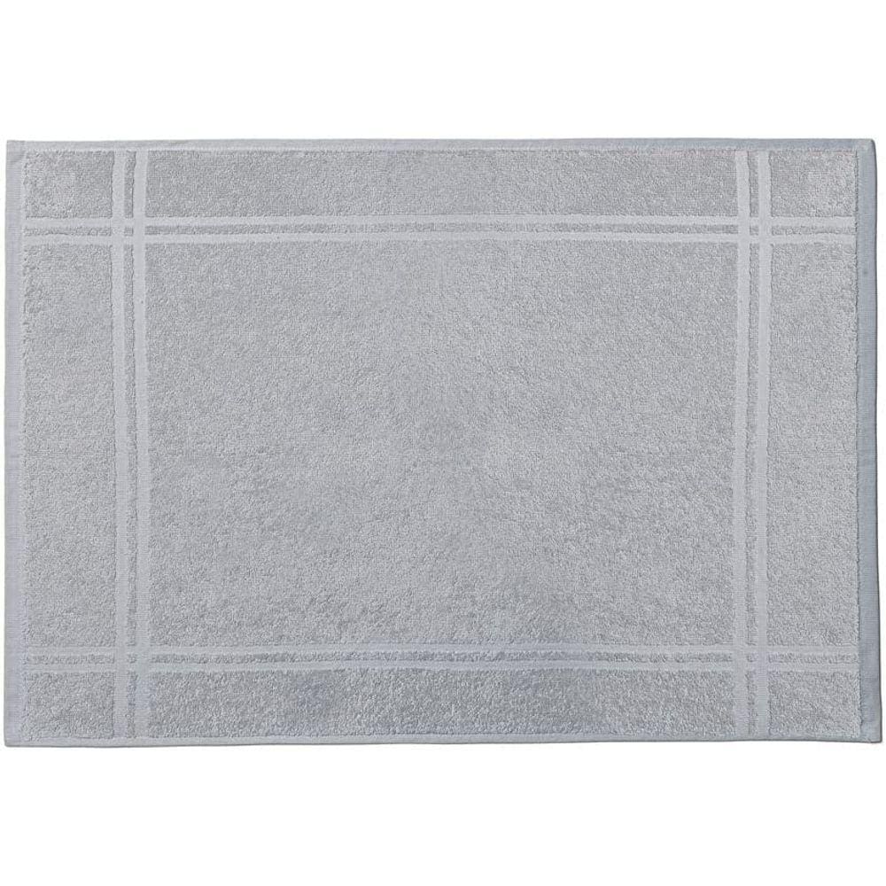Toalha de Piso Karsten 100% Algodão Metrópole Cinza Mineral
