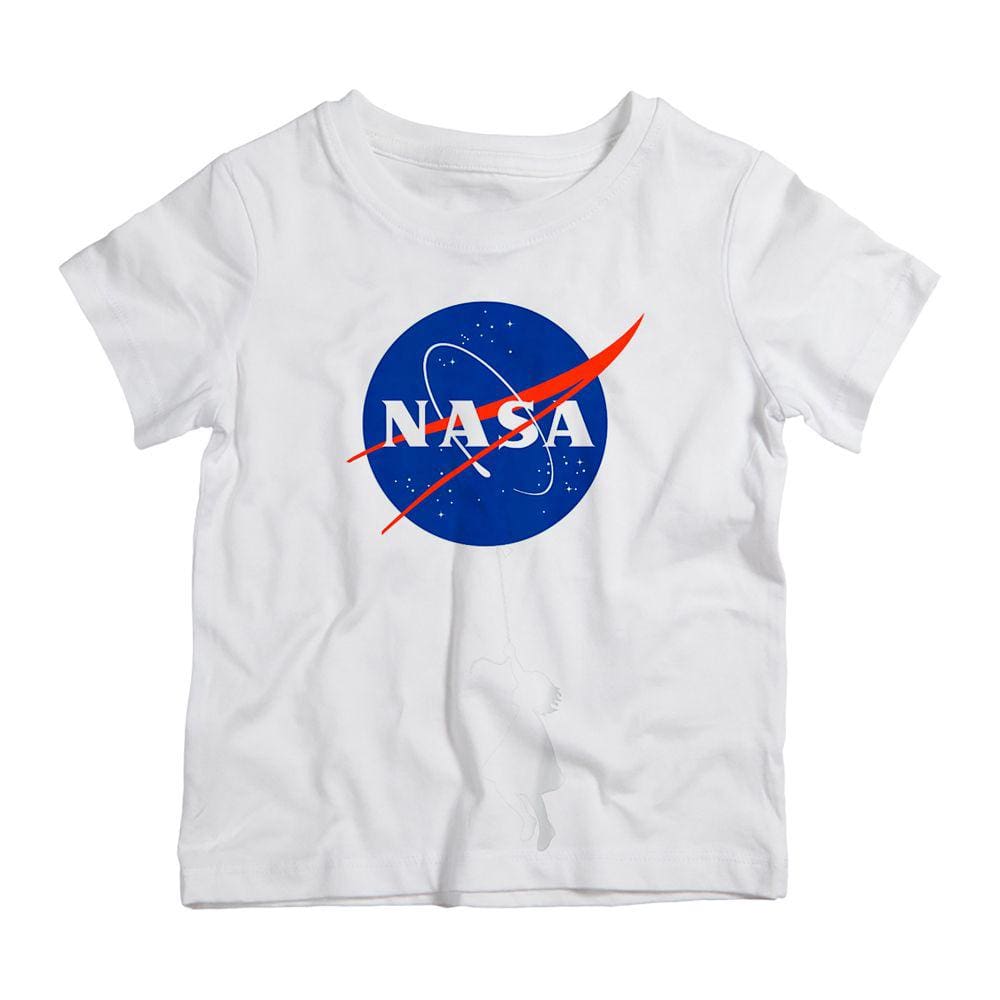 Camiseta infantil Nasa Menina Balão