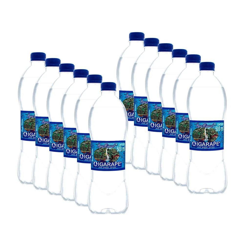 Kit 12 Água Mineral Igarapé 500ml
