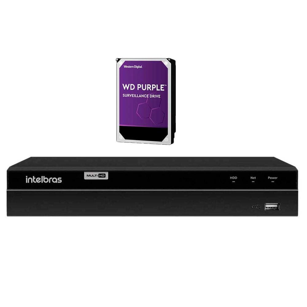 Gravador Intelbras Digital De Video Mhdx 1208 C/ Hd 3 Tb