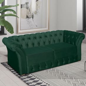 Sofa chesterfield usados | Casas Bahia