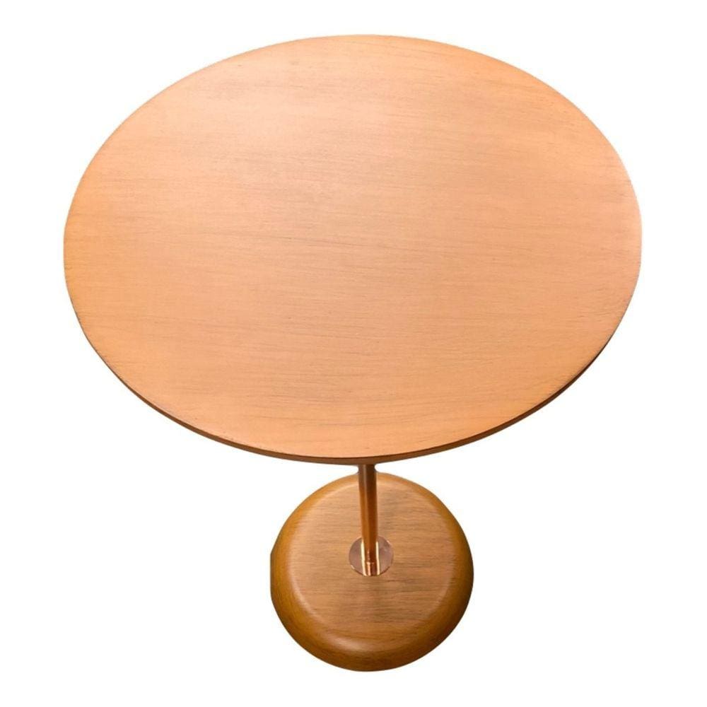 Mesa Lateral Pintada A Mão Aço Galvanizado Até 30kg 61x42cm