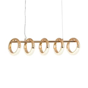 Lustre Pendente Skylight Diamond 3098 Rose Gold Led Bivolt