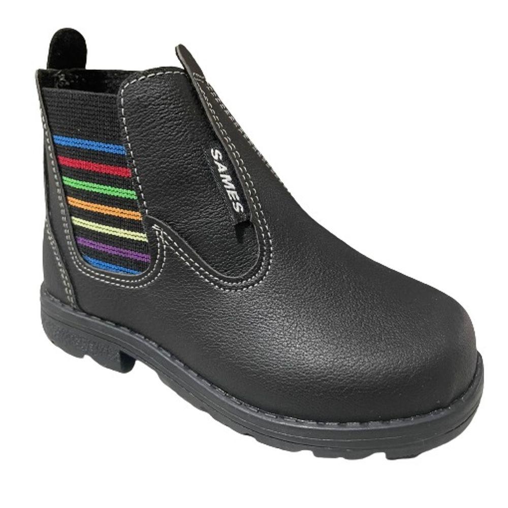 Botina Casual Infantil Com Zíper Sames 6135