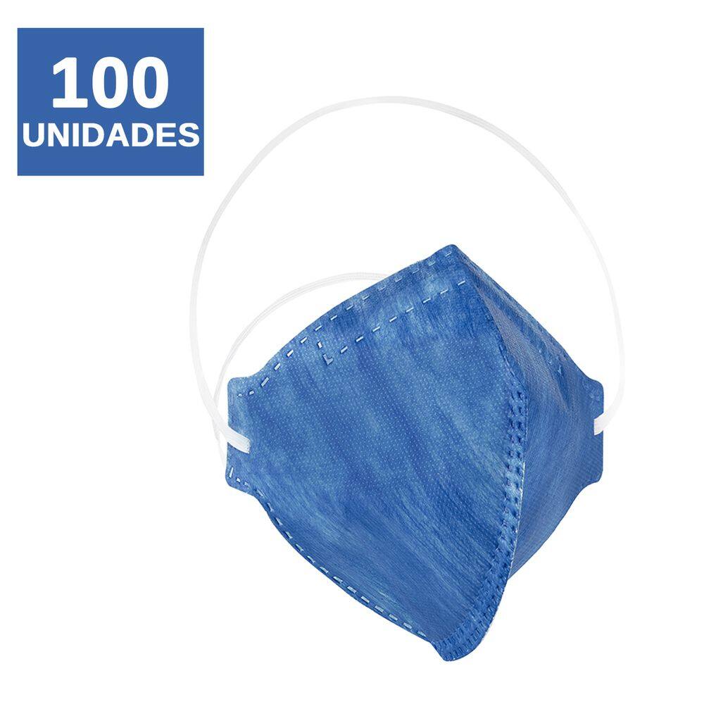 Kit 100 Máscara Respiração sem Válvula Pff2 Delta Plus