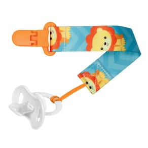Prendedor De Chupeta leão p/ bebe infantil - Buba