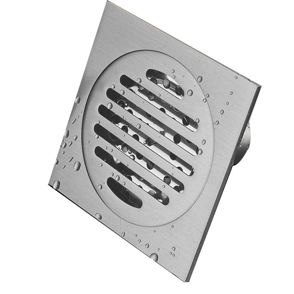 Ralo Abertura 10X10 Anti Insetos Inox Lavabo Anti Odor Banheiro