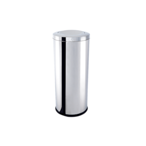 Lixeira com Tampa Basculante Brinox Decorline 47 L - Ø 30x70 cm Aço Inox