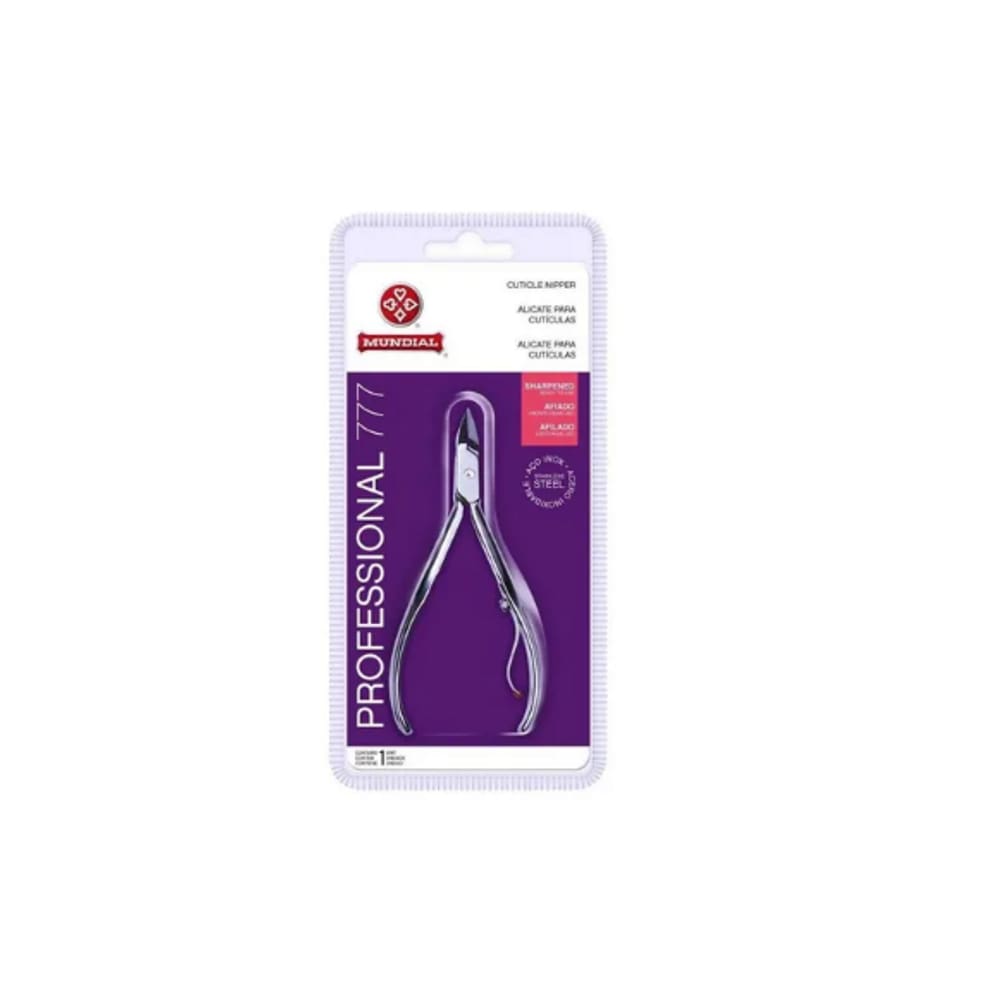 Alicate De Cuticula Profissional 777 Inox Afiado Mundial