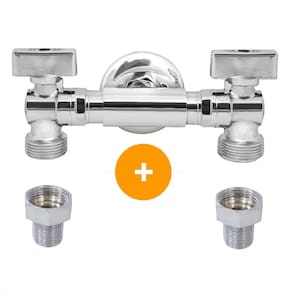 Torneira Dupla Multifuncional + Bucha De Reversão 3/4 X 1/2