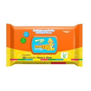 Toalha Umedecida Naturalmente Baby Leve 100 Pague 80 Unidades - Ever Green