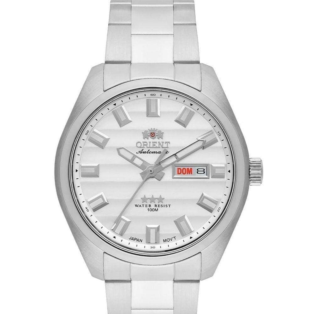 Relógio Orient Masculino Automático Prata 469SS076F SISX