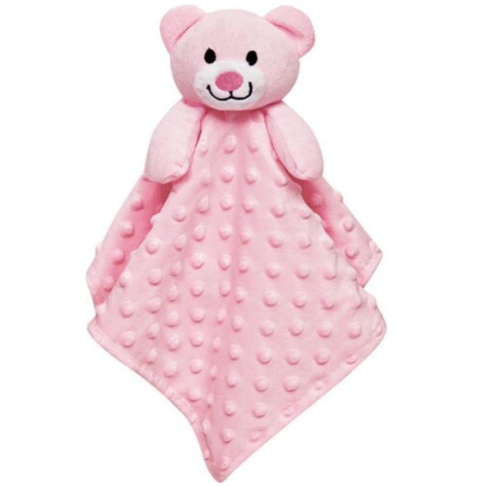 Naninha Bebê Ursinha Rosa Pelúcia Soninho Macia Antialérgica - Buba