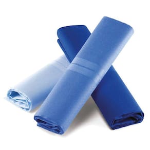 Lenço Masculino Lupo Puro Algodão C/3 41x41 cm - Tons Azul LU23100-089