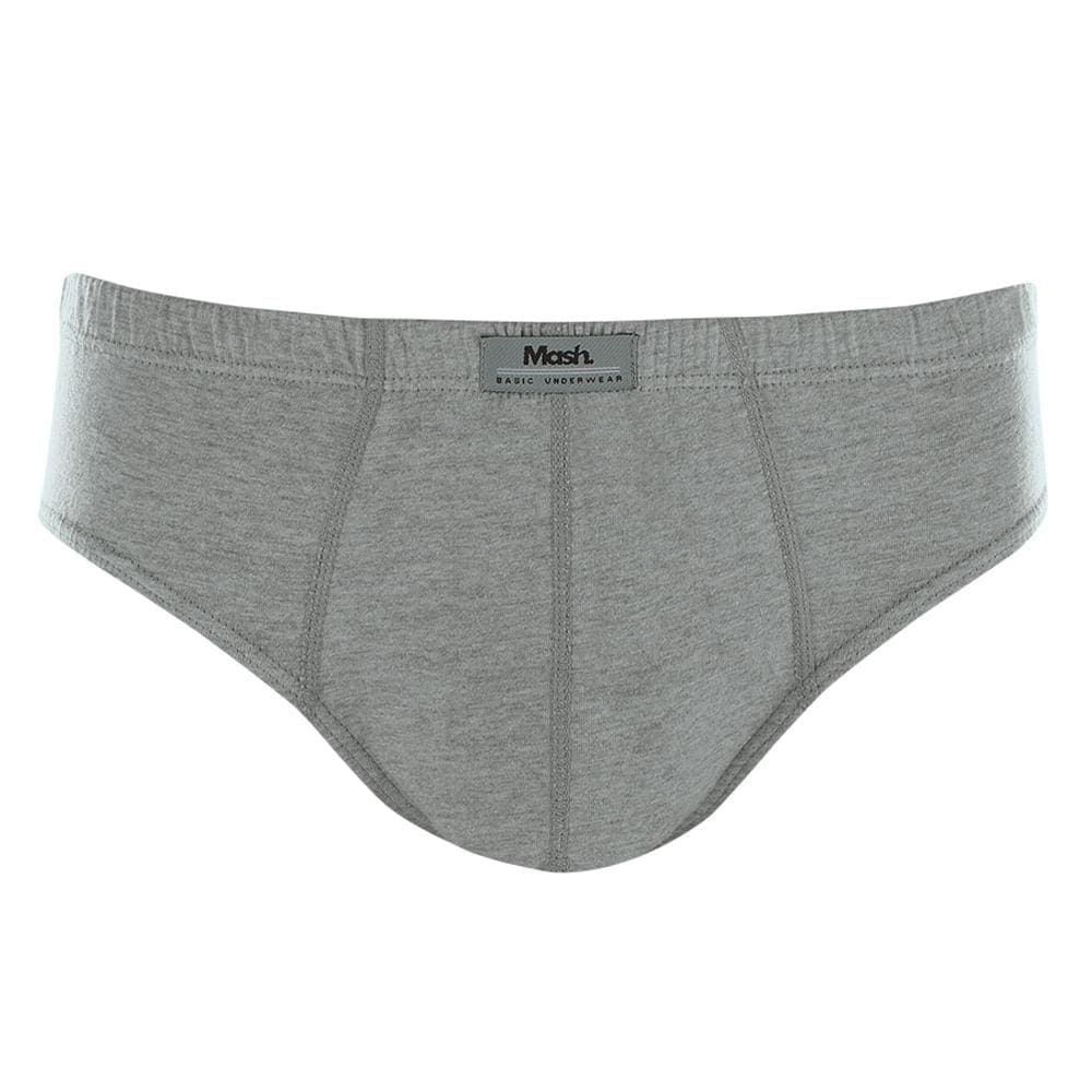 Cueca Slip Mash Masculina Algodão Lisa