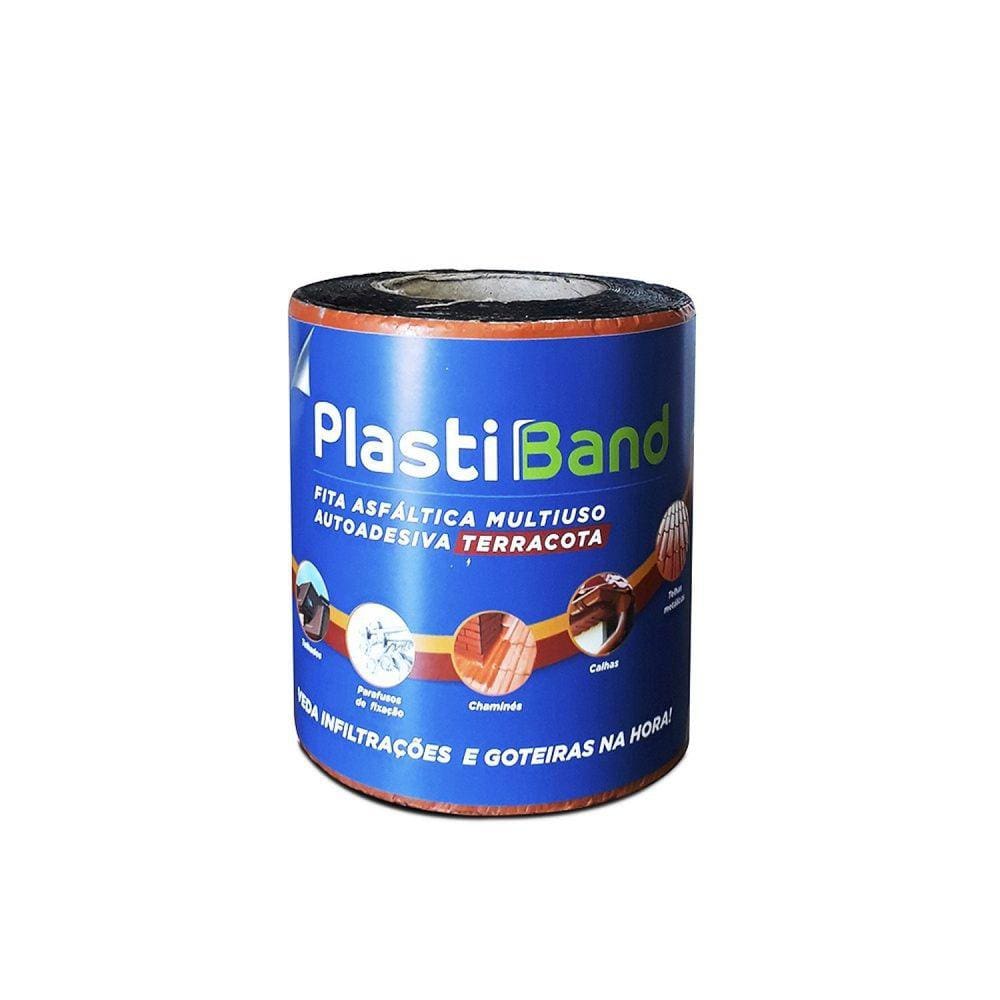 Fita Multiuso 15cm x 10m Plastiband Terracota