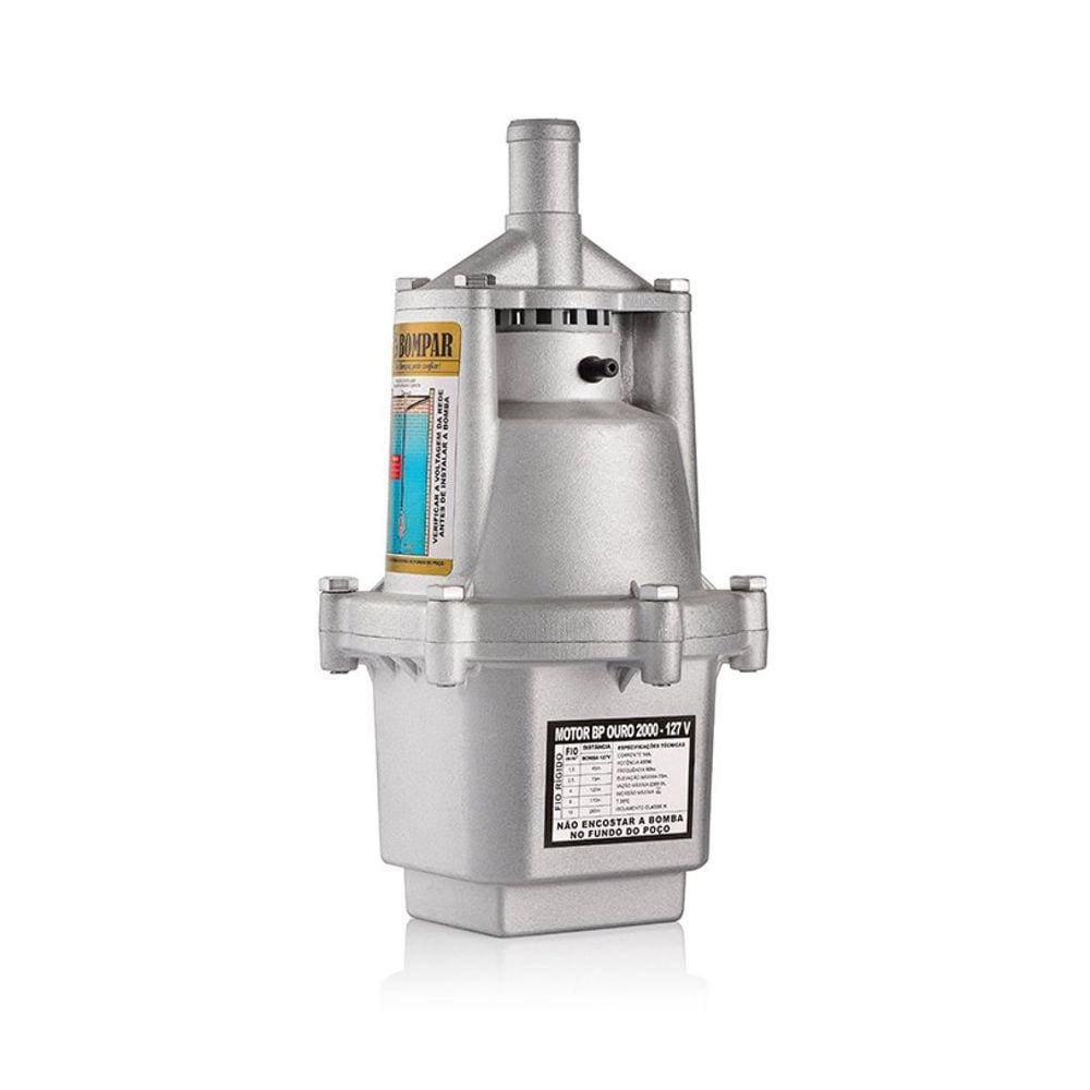 Bomba D`água 127v Motor Fio Cobre BP Ouro 2000 Bompar