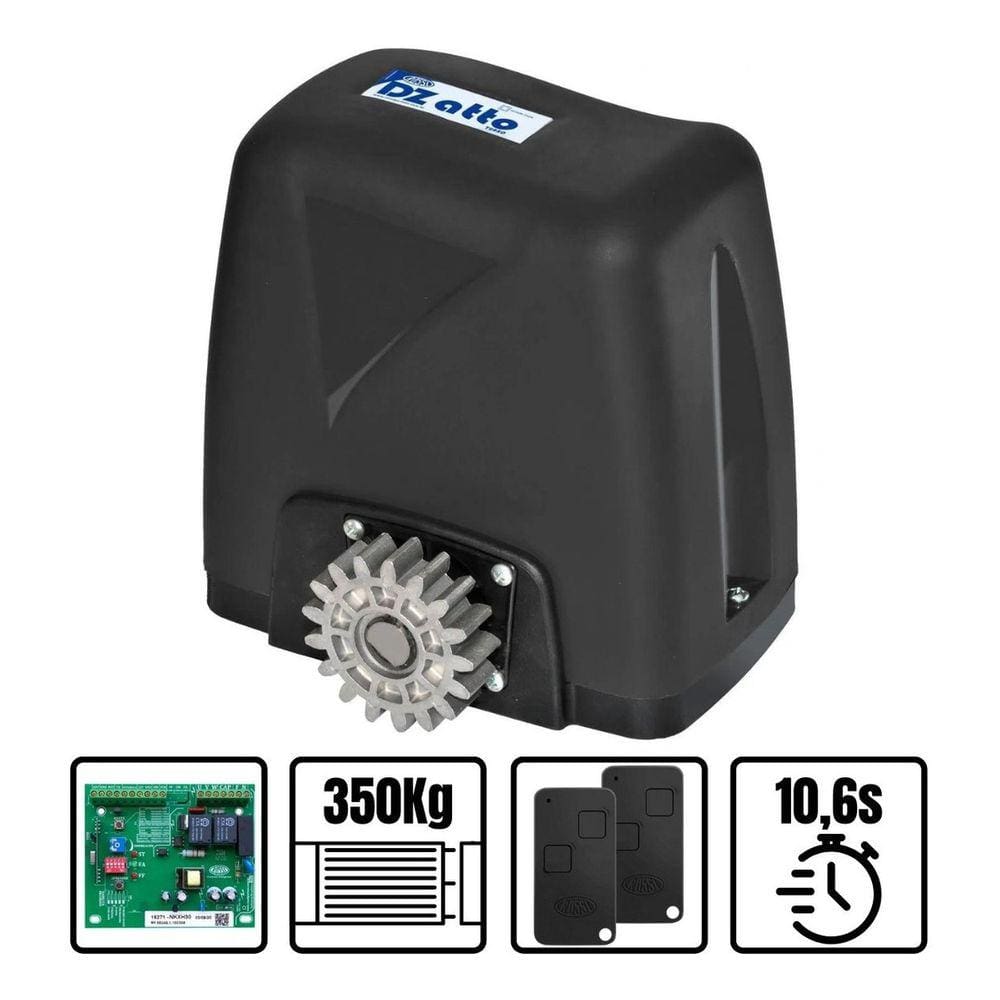 Kit Motor Portão Deslizante Rossi 127v Dz Ato Turbo 350kg