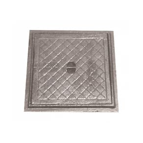 Tampa Tampão Chão Articulado Ferro Fundido Inspeção 20x20cm