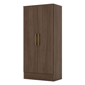 Armário Multiuso 2 Portas B14 Castanho - Briz Móveis