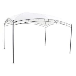 Gazebo Aço Branco E Preto Occo 260x195cm - Naterial