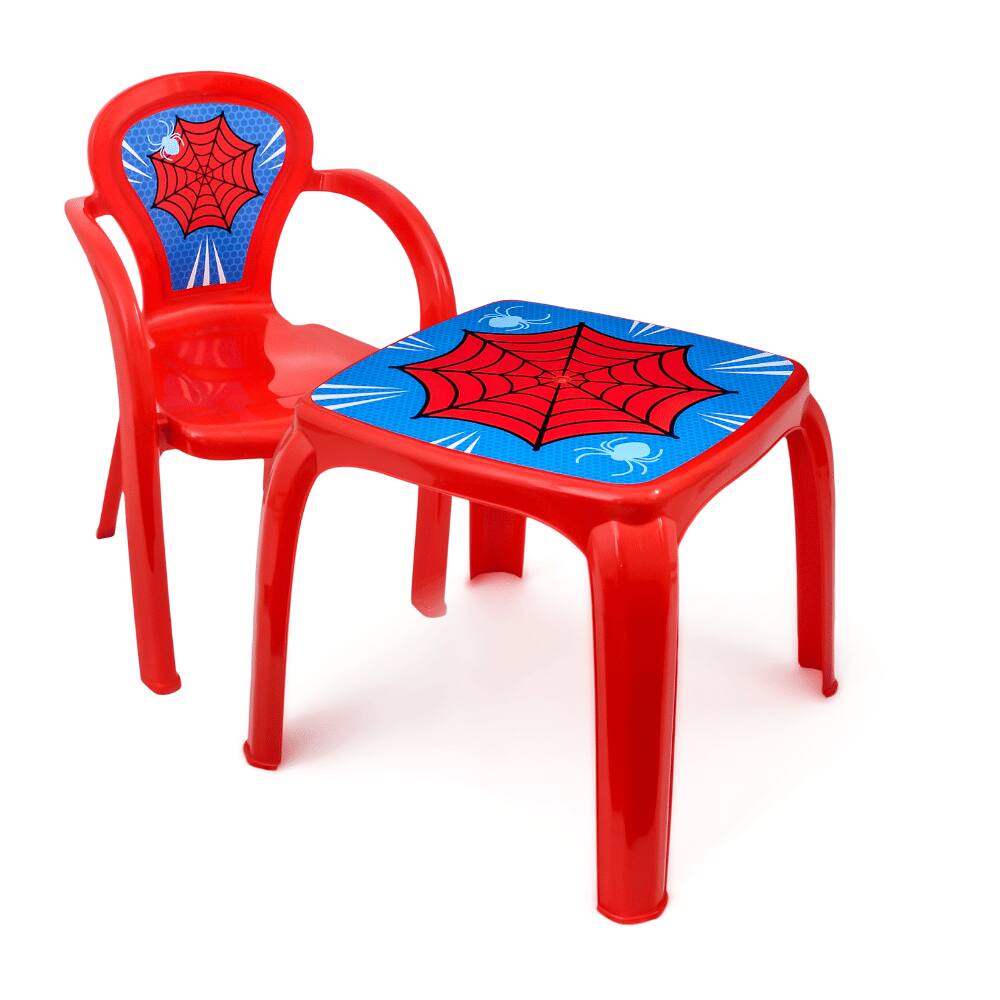 Conjunto mesa infantil homem aranha | Casas Bahia