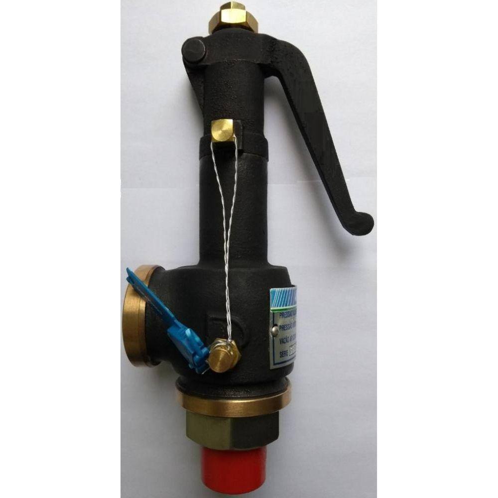 Válvula Segurança Com Alavanca 1pol Bsp 9bar Arcomprimido