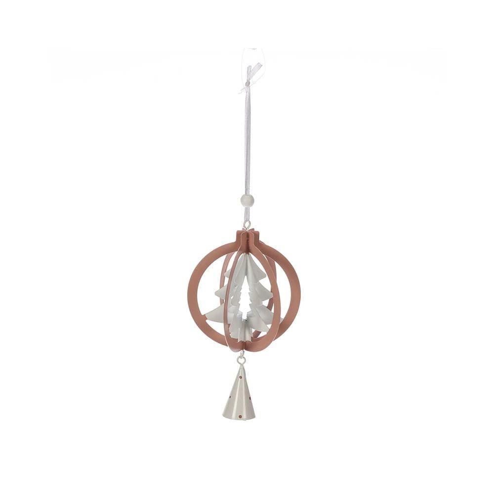 Enfeite Bola de Metal Le Árvore 18cm