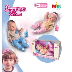 Mini Bebê Reborn Silicone Mole-pode Dar Banho+brinde