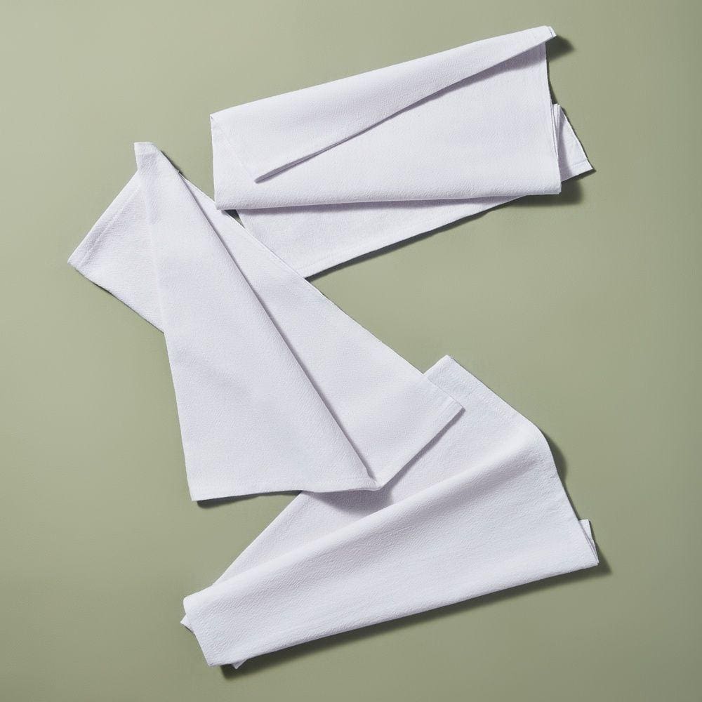 Pano De Prato Branco Atacado O Legitimo Kit Com 10 Peças
