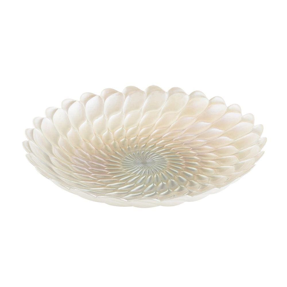 Centro Mesa Vidro Belgravia Heavy Luster 40Cm X 7Cm - Wolff