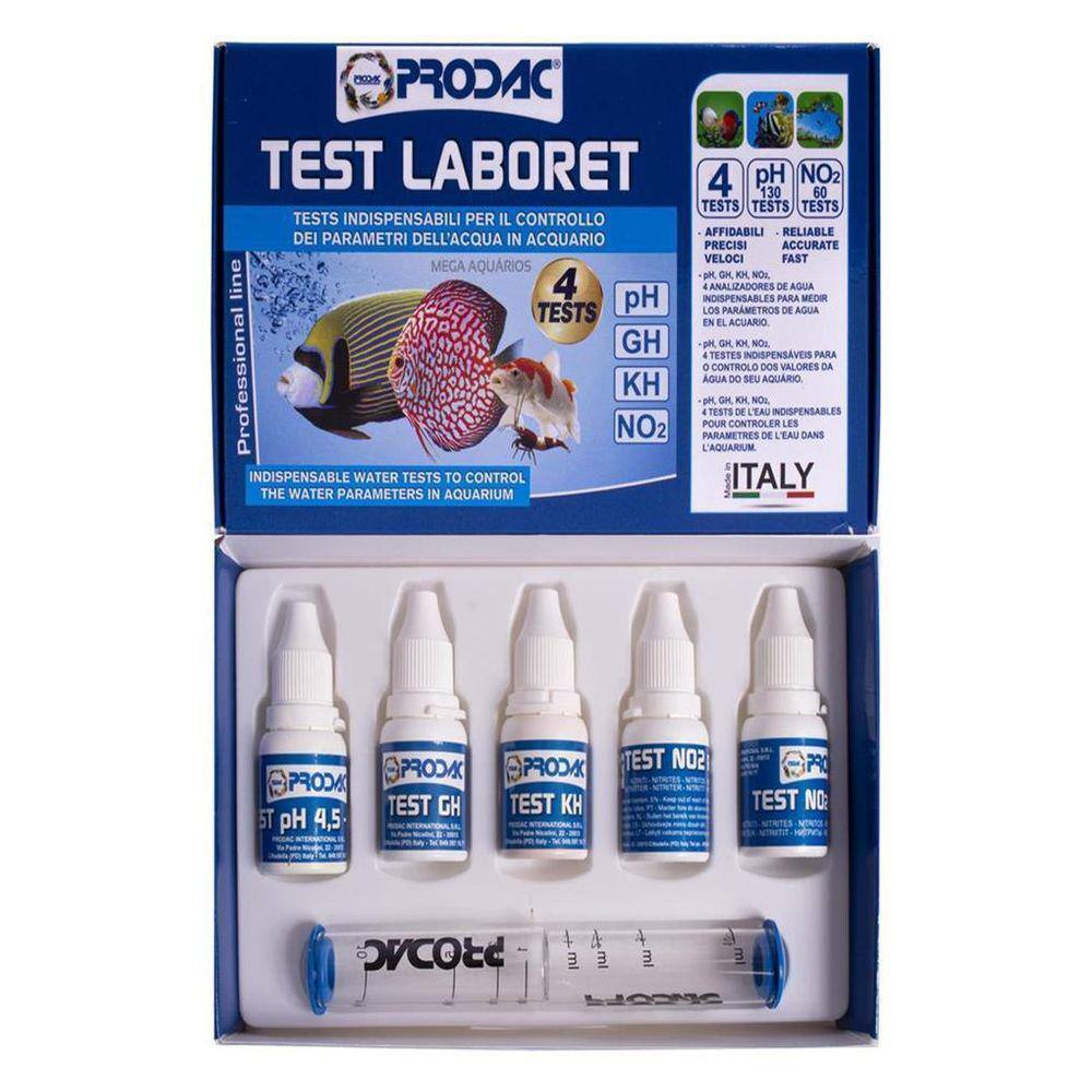 Medir Test Laboret 4 Testes Ph Gh Kh Nitritos No2 Aquário