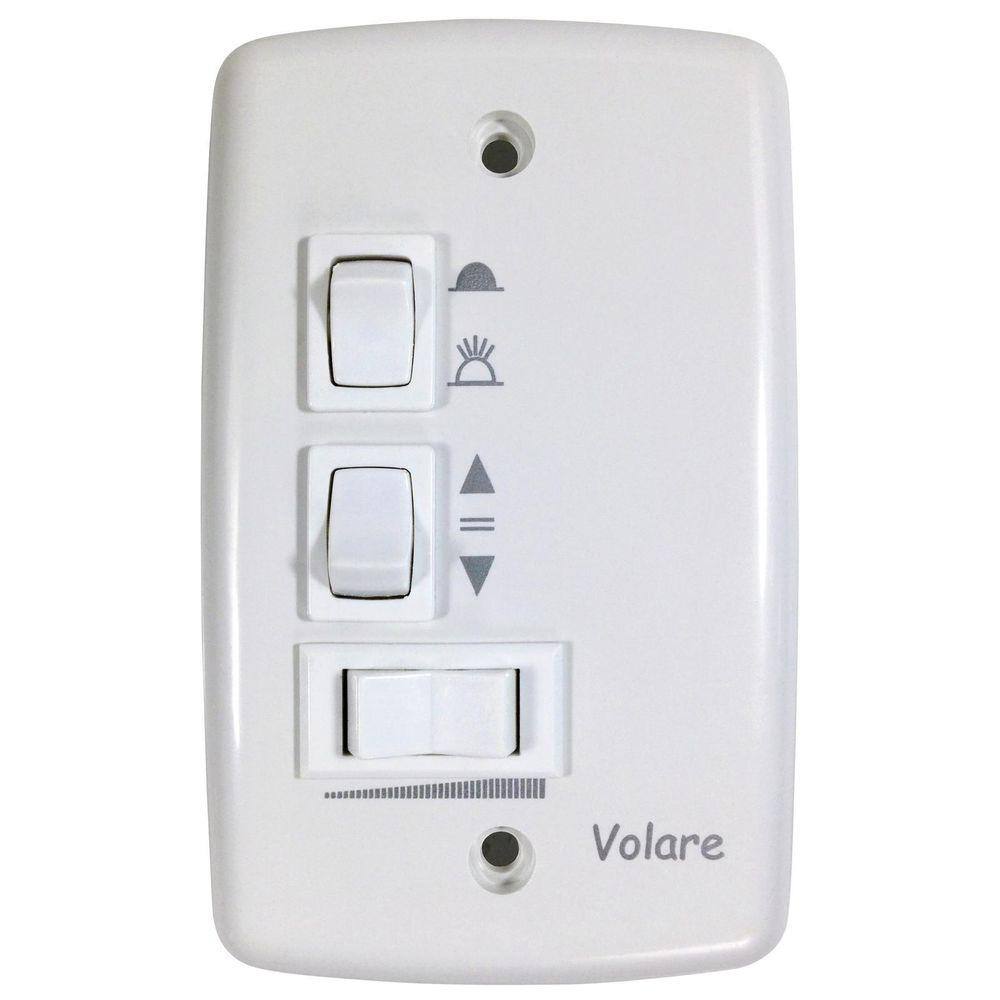 Chave Parede Ventilador Teto Volare Ventax 220V